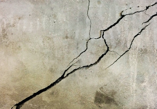 Cracks in concrete