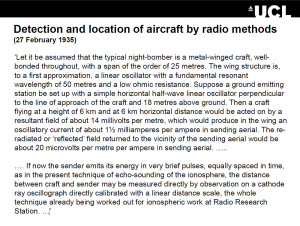 Quote from the original memo (with acknowledgement to University College London)