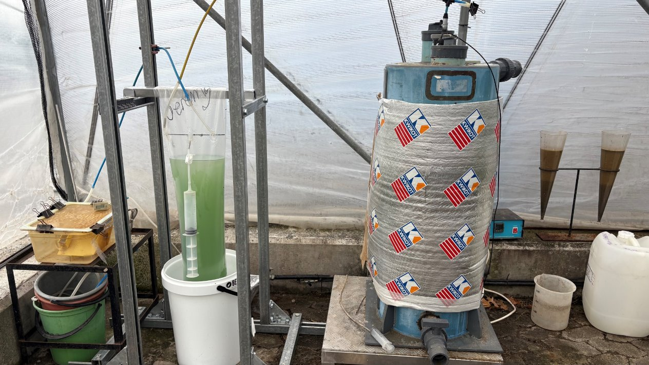 CeBER's biogas digester turning food waste to energy