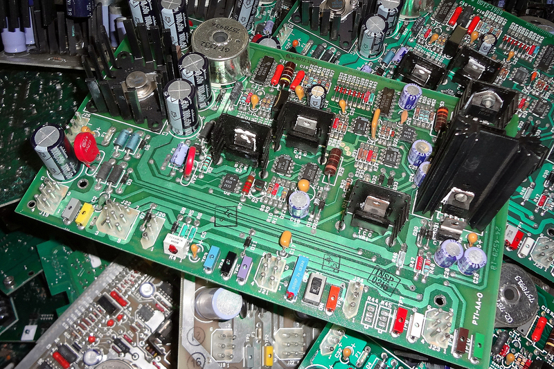 circuit boards, where metals are used