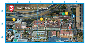 Health Sciences Campus map