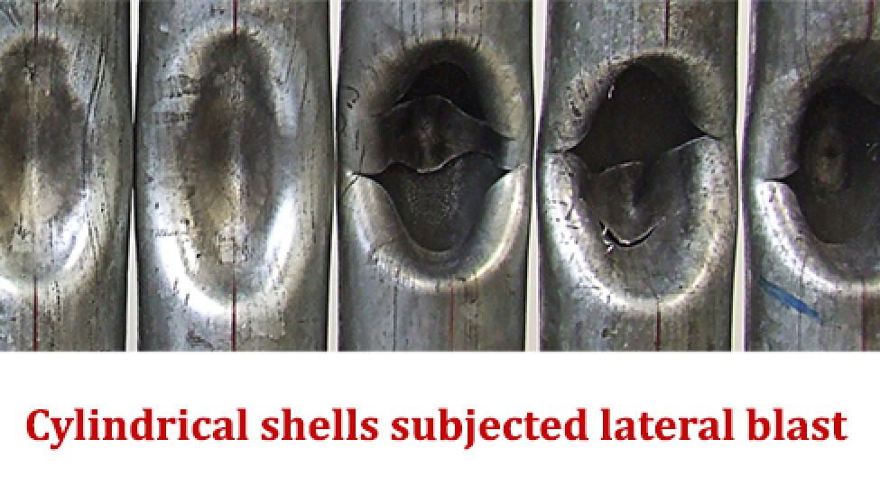 Cylindrical shells subjected lateral blast
