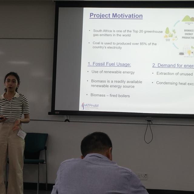 Zaina Abrahams presenting her paper - photo 2