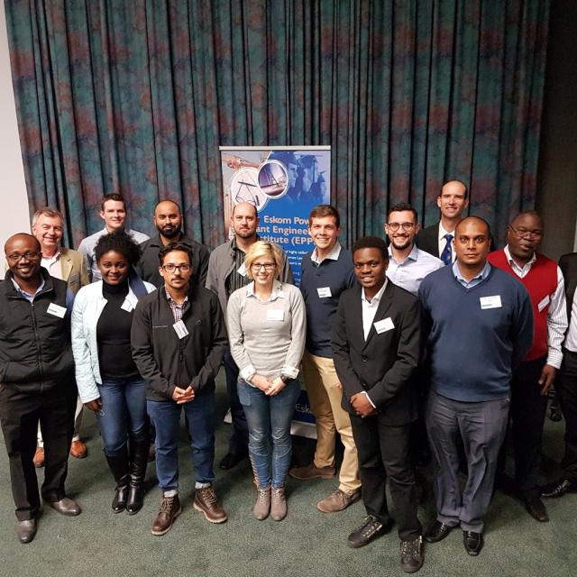 Industrial coordinators, students and academics from EE