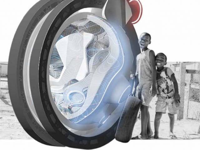 Kids standing next to car